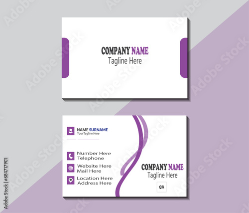 Personal business card design.	