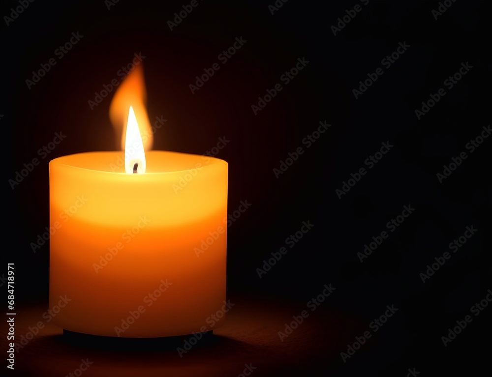 Candle light. Holodomor tragedy rememberance concept. AI generated illustration Candle light. Holodomor tragedy rememberance concept. AI generated illustration