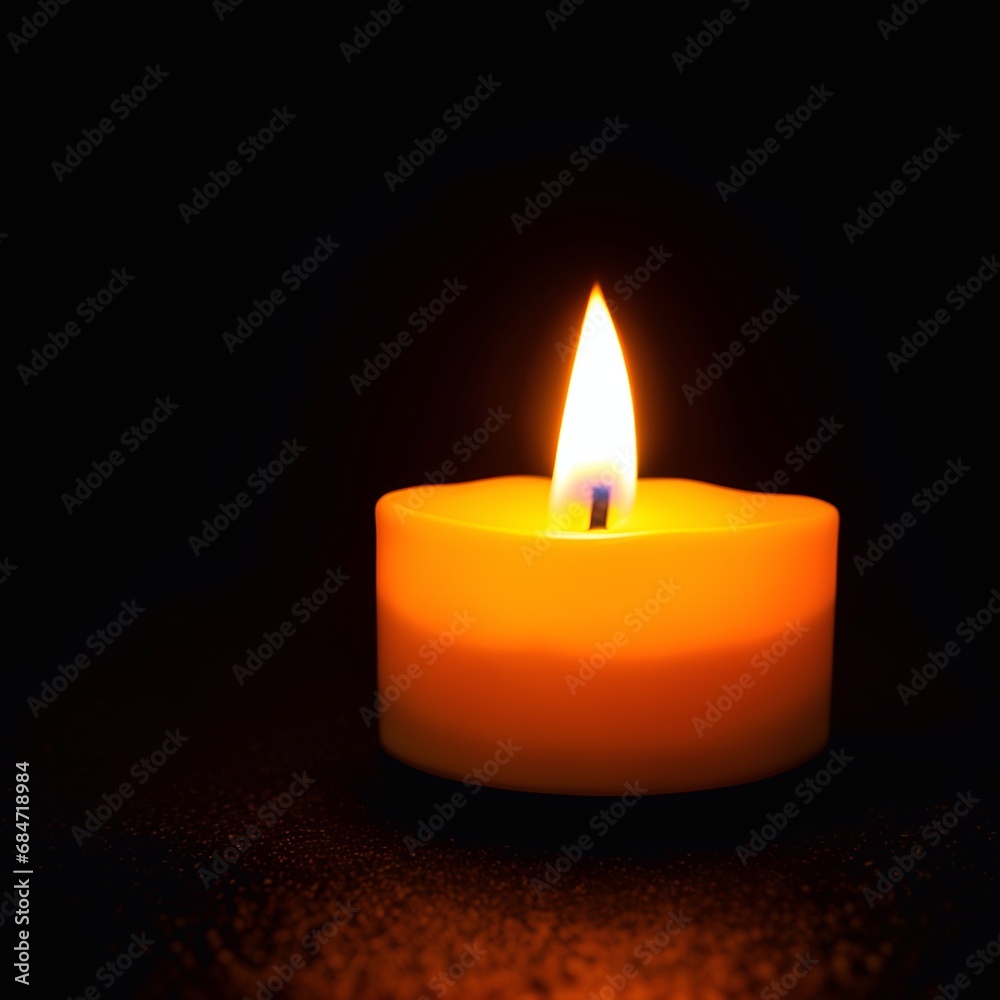 Candle light. Holodomor tragedy rememberance concept. AI generated illustration Candle light. Holodomor tragedy rememberance concept. AI generated illustration