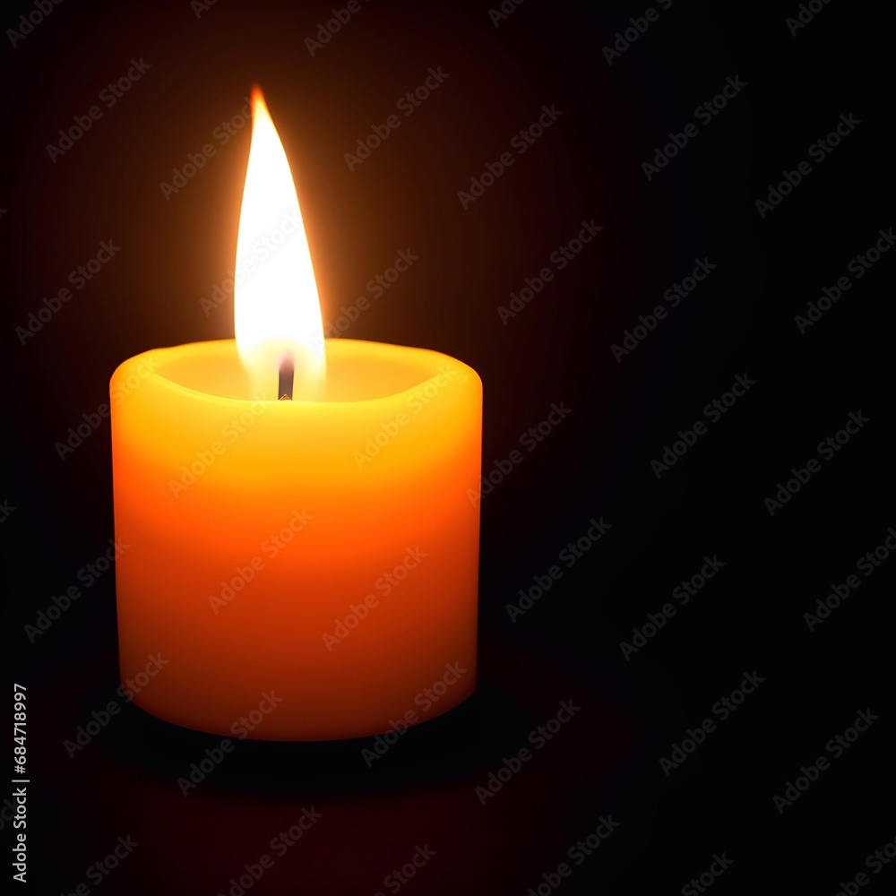 Candle light. Holodomor tragedy rememberance concept. AI generated illustration Candle light. Holodomor tragedy rememberance concept. AI generated illustration