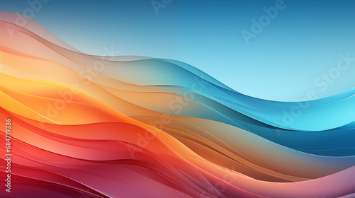  A gradient background with two or three colors that blend smoothly and create a soothing and harmonious effect