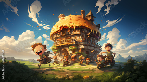 Delicious burger house. Fas...