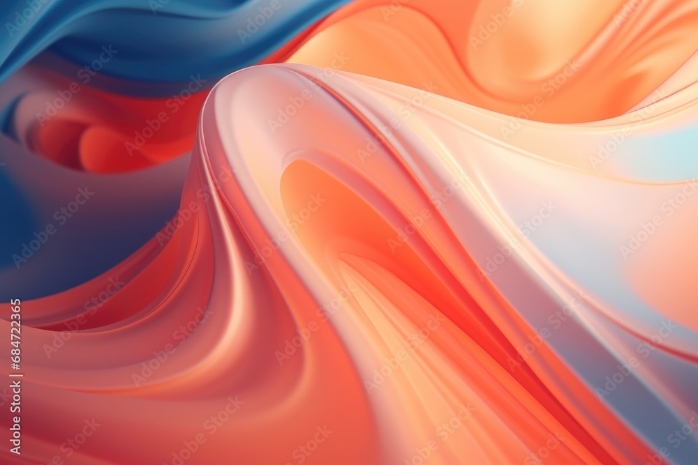 Colorful abstract liquid wave design for vibrant background. Artistic texture.