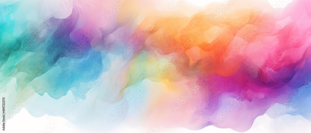 Colorful abstract watercolor background with a vibrant blend of blues, pinks, and purples.