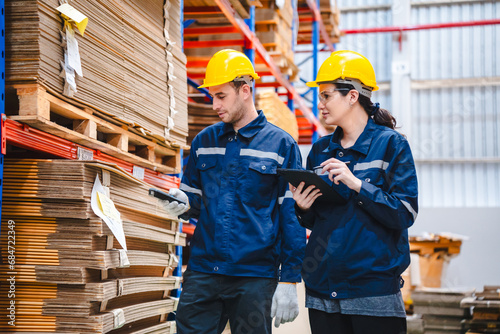 Professional worker team in...