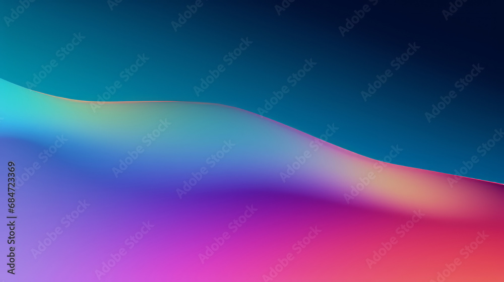 Vibrant Colorful Gradient. Digital Creative Art Background.