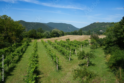 Rural landscape in Lazio near Labro  Rieti province