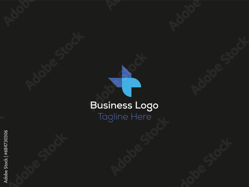 letter business minimal logo design