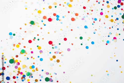 explosion of colored confetti creating a celebratory and dynamic background