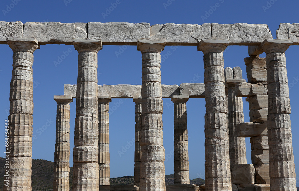 Fototapeta premium Temple of Poseidon, Attica peninsula, Greece