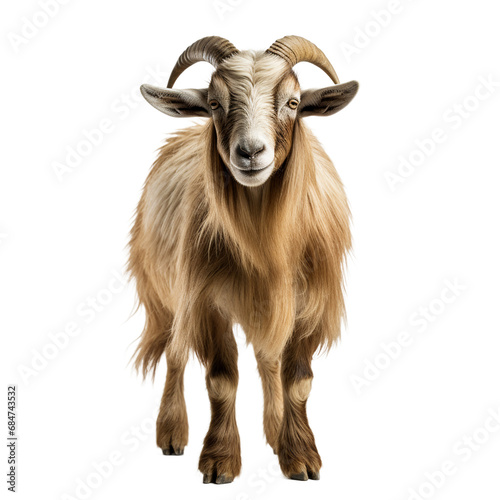 goat isolated on white, PNG