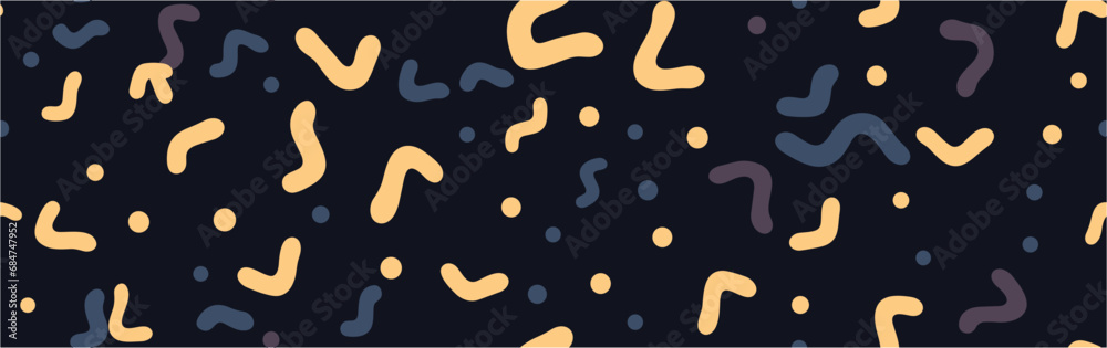 Halftone illustration pattern. Halftone monochrome texture background. Abstract geometric background pattern. Vector simple print. Seamless.