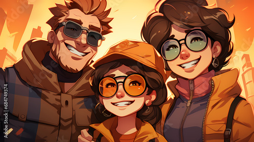 Happy Smiling Family. Lovin...