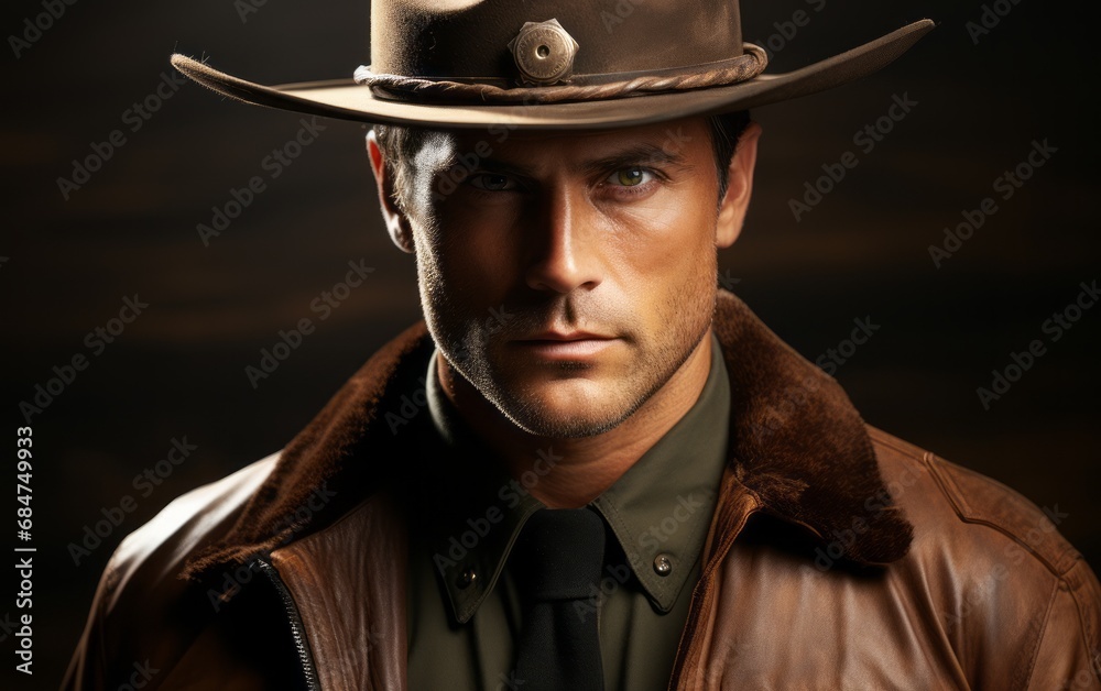 the formidable male portrait of the sheriff the formidable male portrait of the sheriff