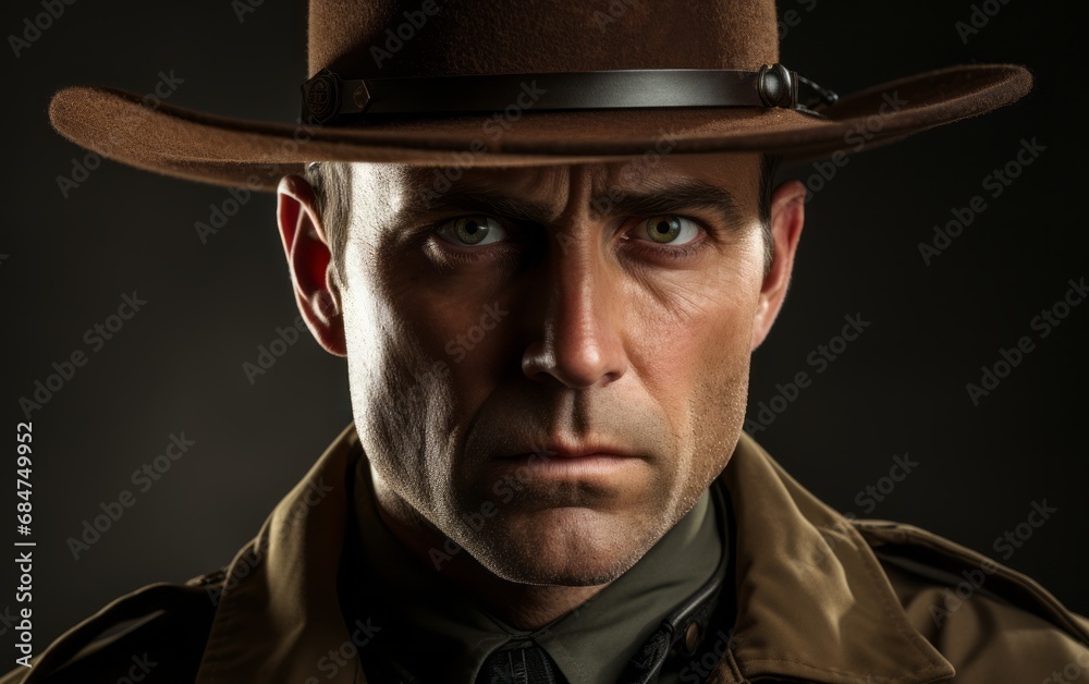 the formidable male portrait of the sheriff the formidable male portrait of the sheriff