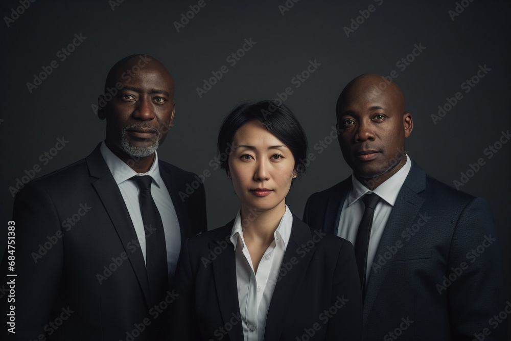 Discover the cohesive and motivated dynamics of this multicultural business team, where diverse talents unite for success. Their inclusive and driven approach creates a vibrant workspace Discover the cohesive and motivated dynamics of this multicultural business team, where diverse talents unite for success. Their inclusive and driven approach creates a vibrant workspace