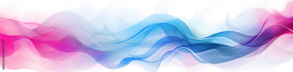 Colorful wave abstract watercolor background 