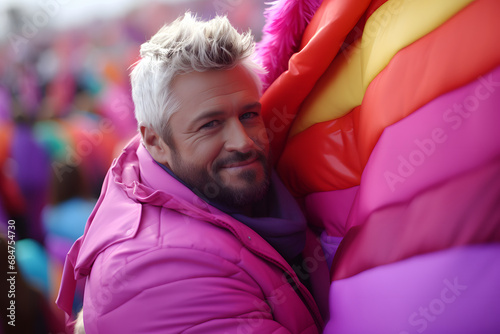 Single gay man enjoys life