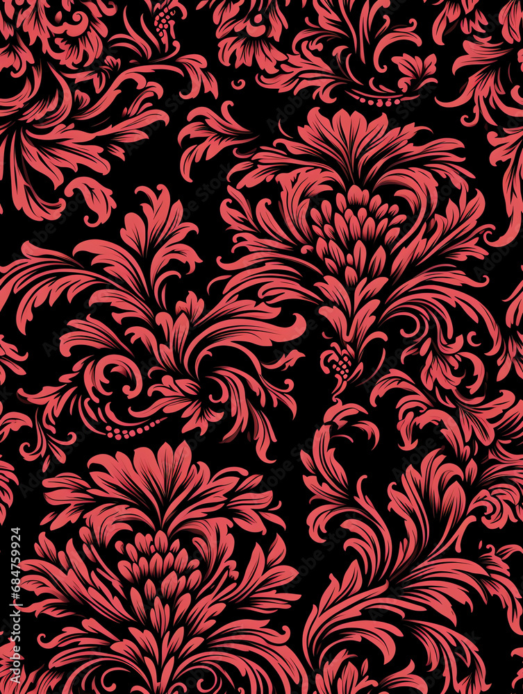 Tile Damask Pattern Tile Damask Pattern