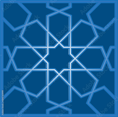 Abstract background with Islamic ornament, Arabic geometric texture.geometric islamic with colorfull pattern
