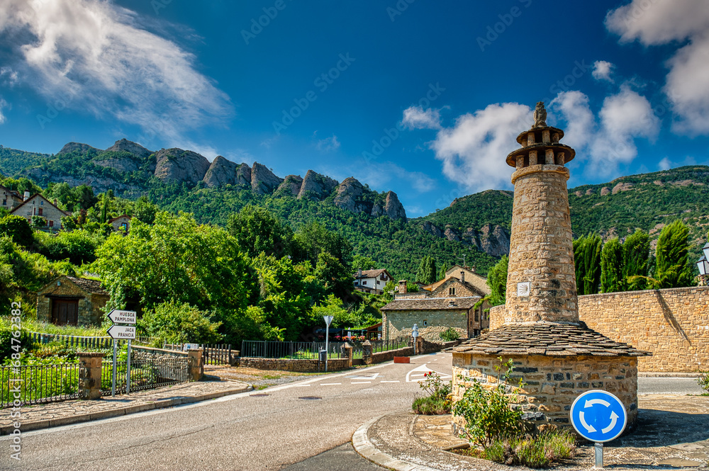 Santa Cruz de la Serós is a Spanish municipality in the province of Huesca belonging to the Jacetania region and the judicial district of Jaca, in the autonomous community of Aragon, Spain.