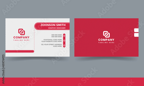 double-sided modern business card print templates , Creative and clean corporate business card template, Luxury and elegant business card design template