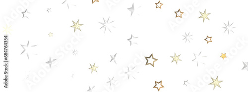 Falling Christmas Star Show  Mesmeric 3D Illustration Depicting Falling Holiday Stargazing Spectacle
