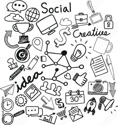 hand drawn illustrations collection