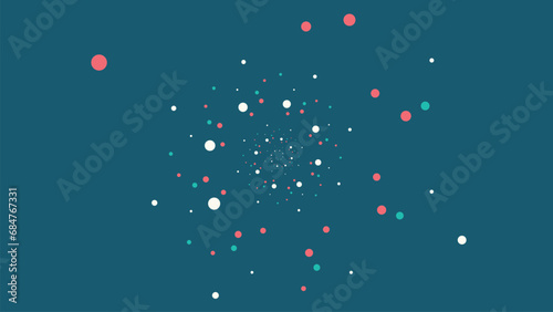 Abstarct spiral spinning two color background in vortex style.