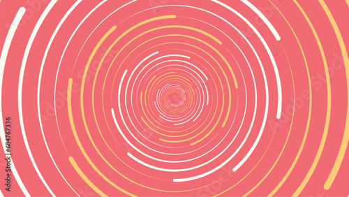 Abstarct spiral spinning two color background in vortex style.