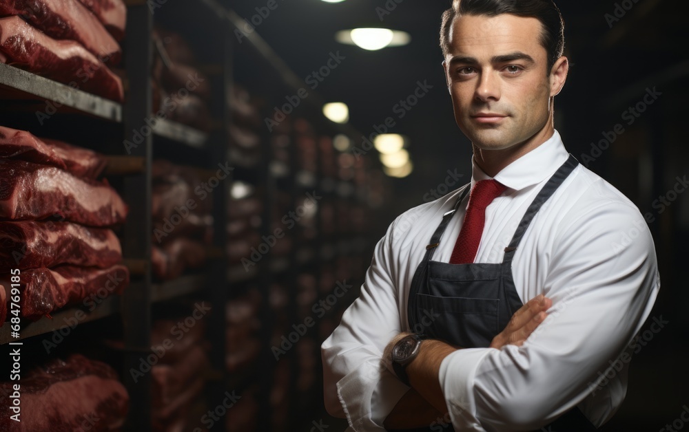 Obraz premium butcher's portrait