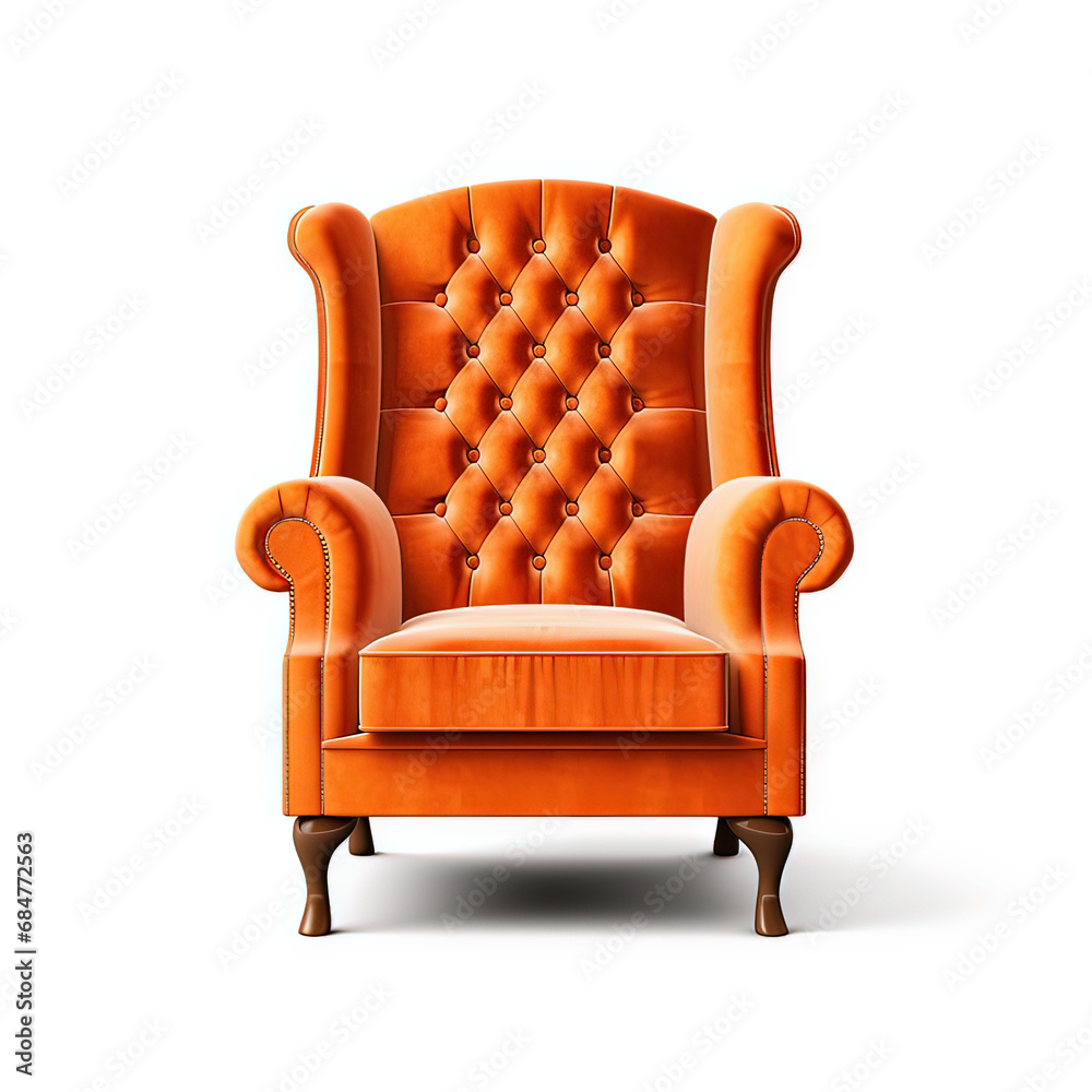Armchair orange Armchair orange