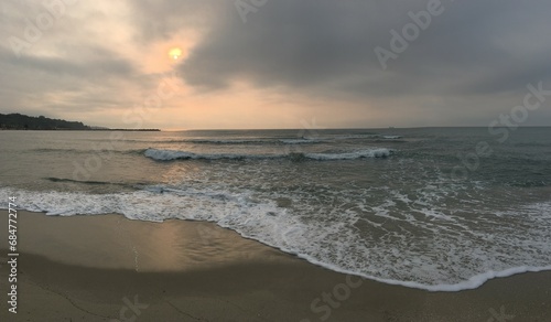 Beautiful view from Black sea in Varna - Bulgaria 