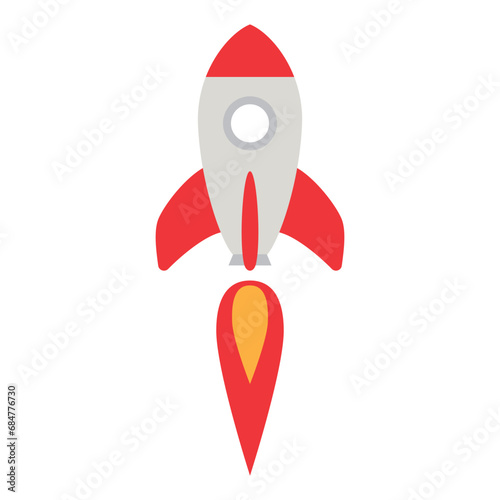 Icons representing rocket and spacecraft business