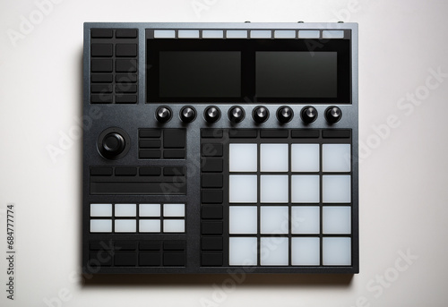 Drum machine for beat maker. Professional pad controller for electronic music production