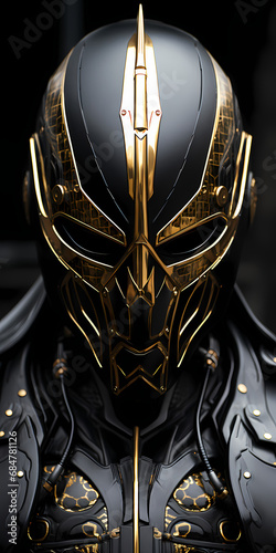 The incredible mask of a mystical creature