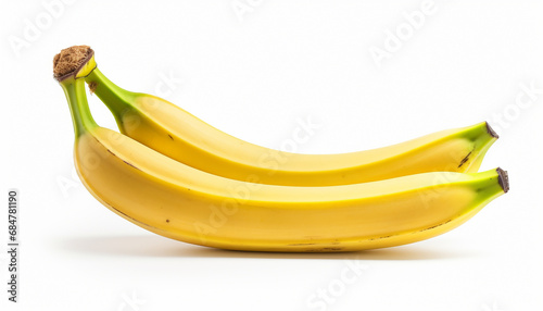 banana isolated white background photo