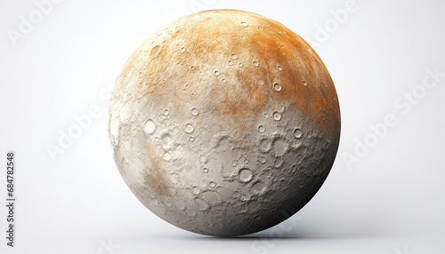Mercury Planet Elevation Front View  