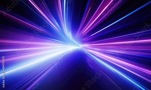 Amazing violet and purple neon light colours futuristic background