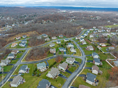 Aerial Drone of Mount Olive Budd Lake New Jersey