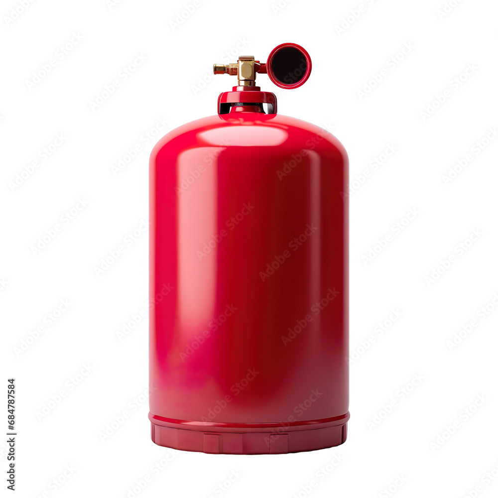 HVAC Red Refrigerant isolated on transparent background. HVAC Red Refrigerant isolated on transparent background.