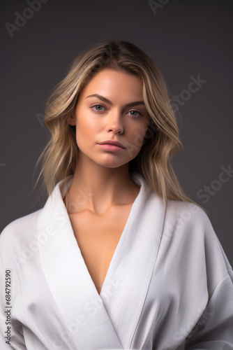 A sophisticated lady in a c...