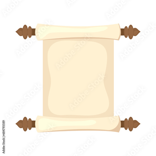 paper scroll illustration