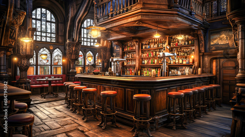 Interior of pub