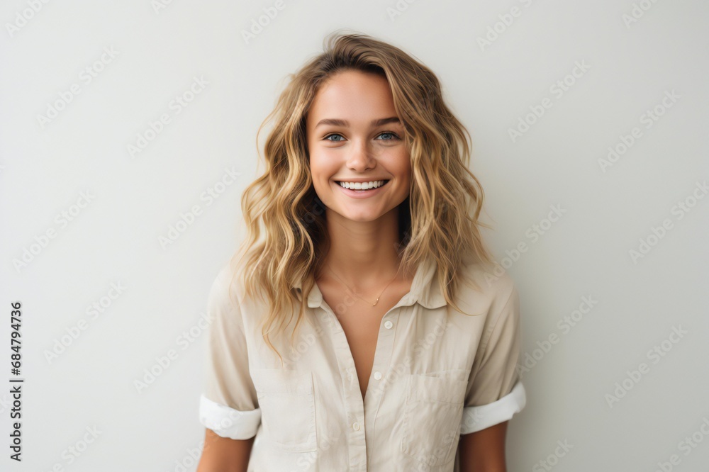 Vibrant and Joyful: Exuberant Young Woman Captured Gracefully Vibrant and Joyful: Exuberant Young Woman Captured Gracefully