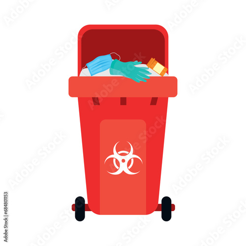 toxic trash bin design