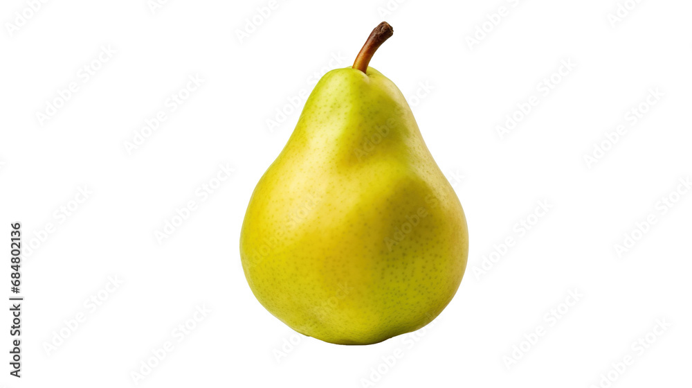 Fresh pear isolated on transparent background, PNG image with background removed, created with Generative Ai technology. Fresh pear isolated on transparent background, PNG image with background removed, created with Generative Ai technology.