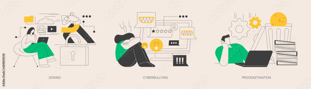 Social engineering abstract concept vector illustrations. Social engineering abstract concept vector illustrations.