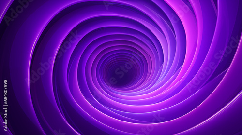 Soothing Spiral Tunnel Artwork on Lavender Gradient Backgroun