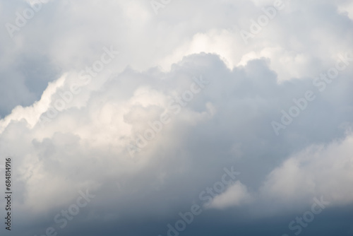 Fototapeta Naklejka Na Ścianę i Meble -  Clouds sky patterns background.Blue sky with soft tiny cloud